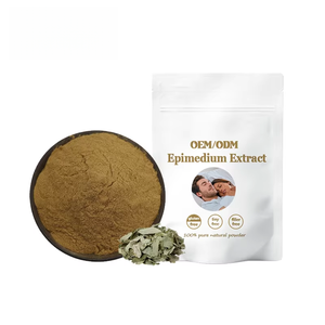 Pó de Extrato de Epimedium de Alta Qualidade Orgânico Solúvel em Água Icariin Natural Horny Goat Weed - Product Image 2