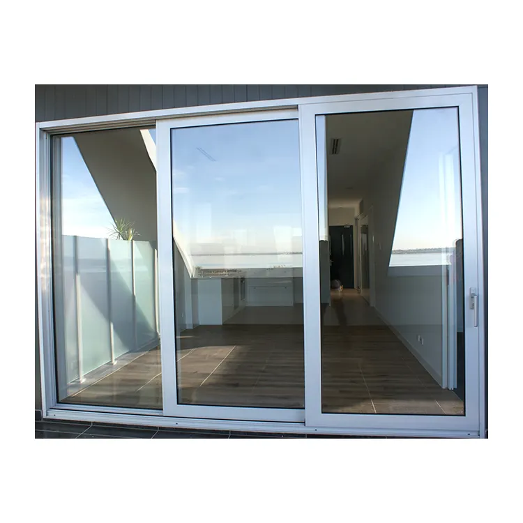 3 Панели патио двери цена дома дизайн двери термозащиты Nfrc алюминиевая сдвижная дверь