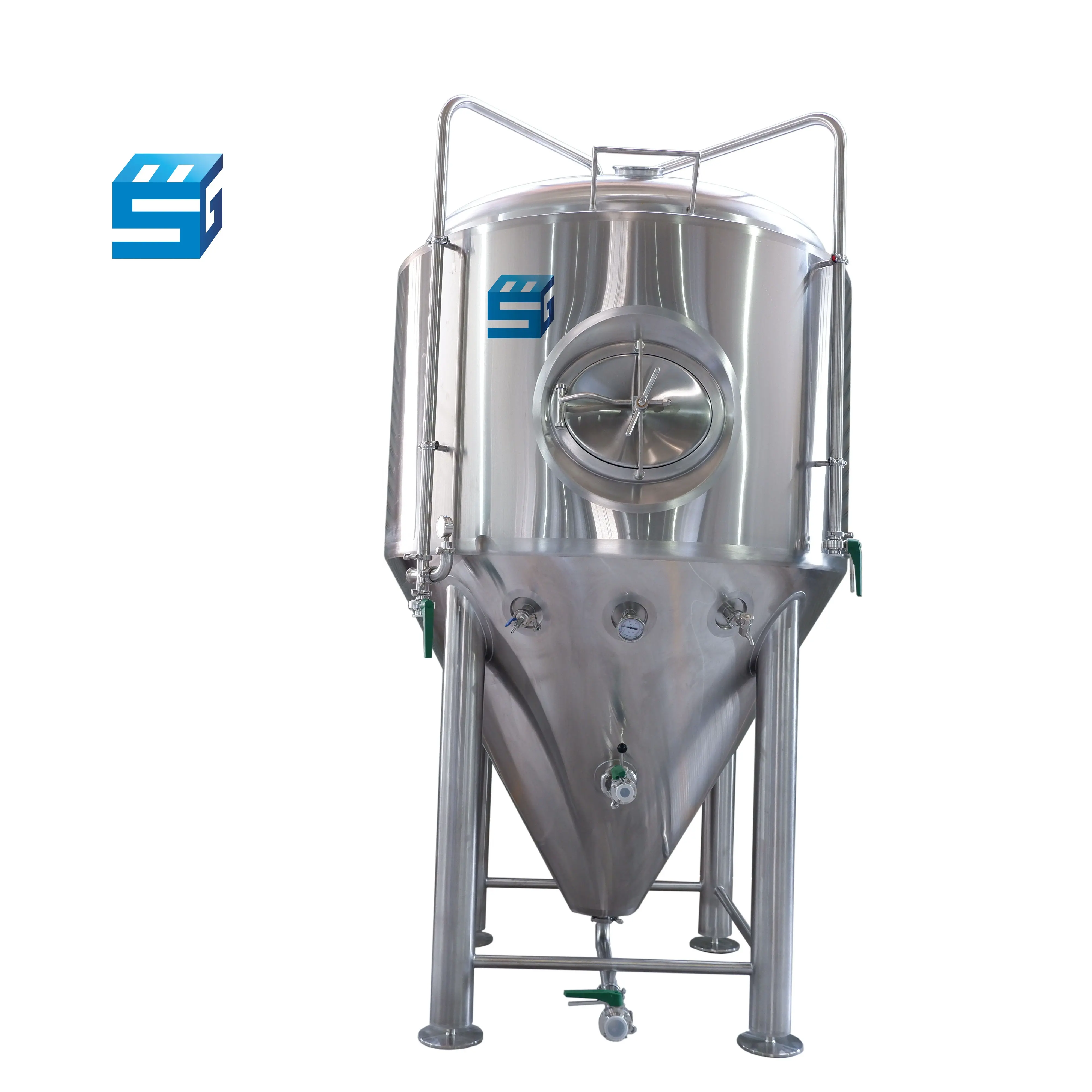 Deli unitank Fermenter Beer Tank, Cylindrical conical fermentation tanks, Cylindrical Jacketed fermenter for breweries