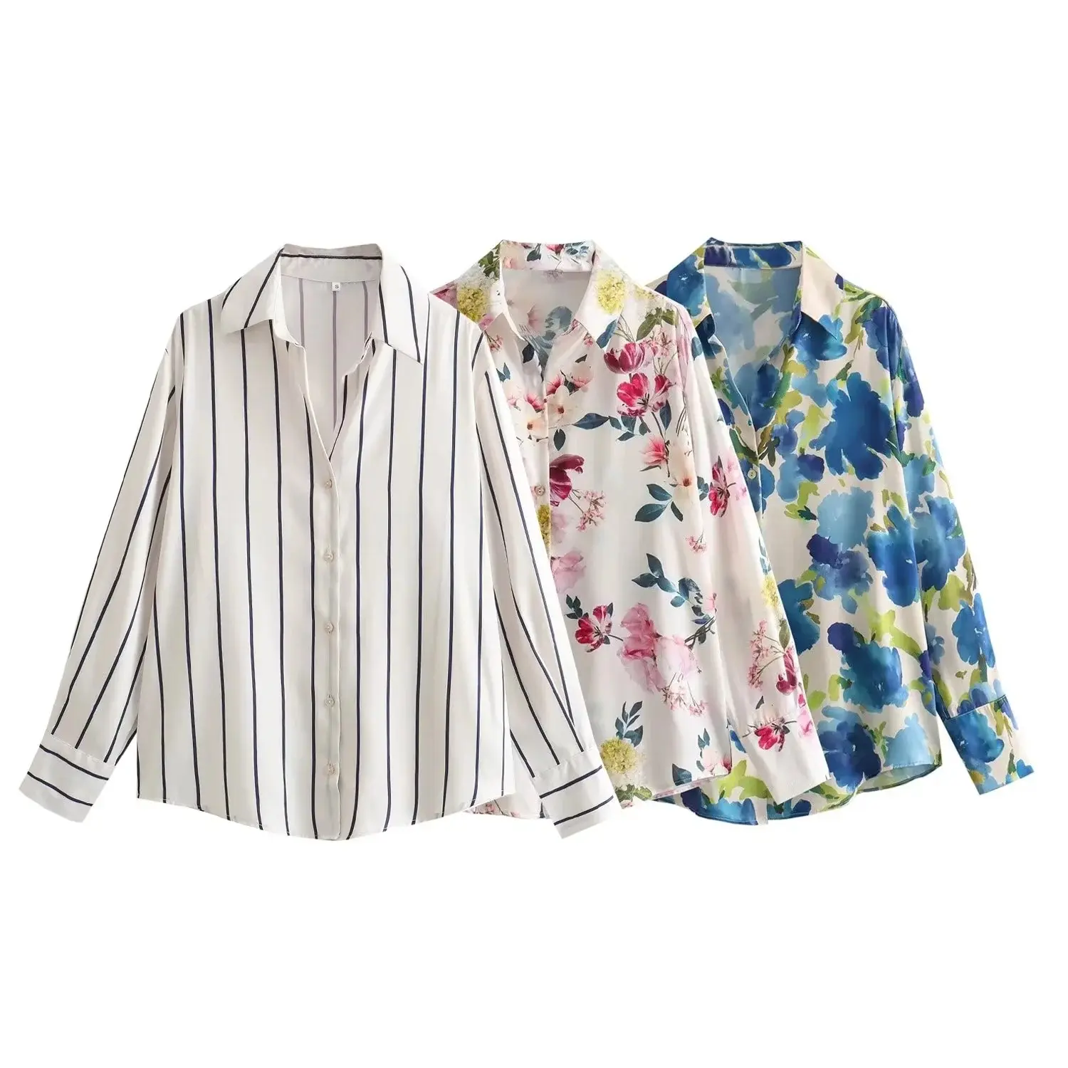 Женская Укороченная рубашка с поясом ZA, винтажная блузка с отворотами и вырезом на пуговицах, с длинным рукавом, шикарный топ