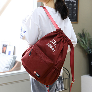 Mochila impermeable para exteriores, bolsa con cordón para el hombro, con patrón de fútbol, mochila Oxford para Gimnasio Deportivo - Product Image 2