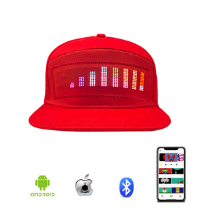 <strong>LED</strong> Cap with Programmable APP Control <strong>LED</strong> Matrix Scrolling Text Display Message Snapback Hat for Club Party Hat Cap - Product Image 5