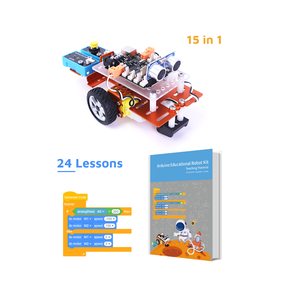 Mars Rover Educational Robot Kit Kompatibel mit Arduino IDE 15 in 1 Forms Robot Smart Kit Auto Elektroauto für Kid Coding Toy