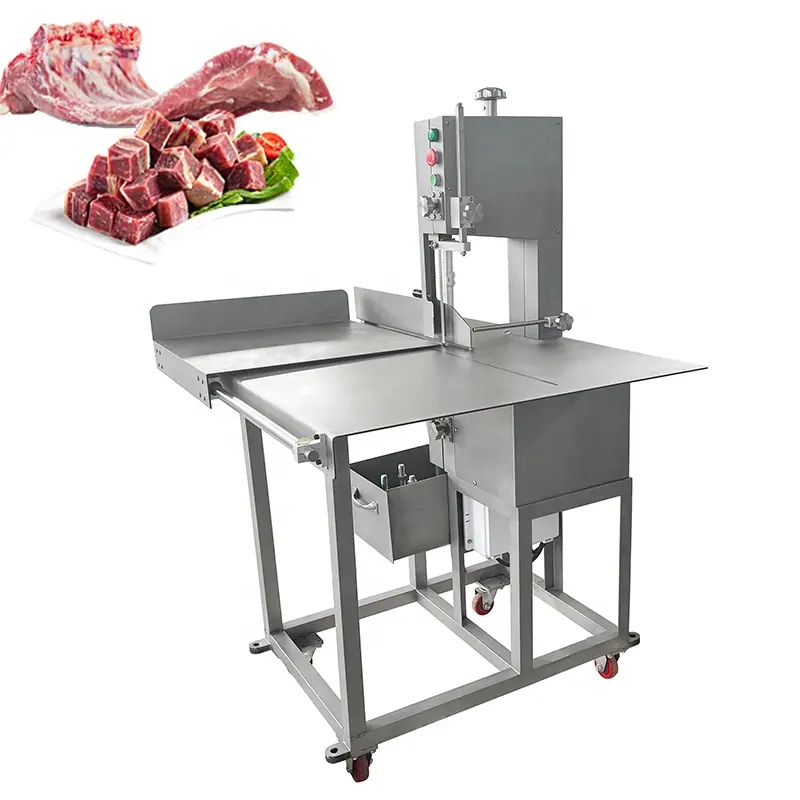 Machine à scier les os de viande automatique multifonctionnelle en acier inoxydable Machine de découpe professionnelle pour trancheuse de viande de poisson congelée