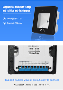 TCP/IP Visitor RFID NFC Wiegand QR <strong>Reader</strong> Time Attendance QR Code Access Control System Barcode <strong>Reader</strong> <strong>Module</strong> HM20-IC - Product Image 3