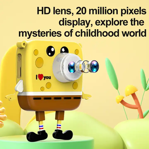 Nuevos modelos de cámara de vídeo de fotos digital para niños 2,0 pantalla IPS juguete para niños con juegos 1 año de garantía Sensor de imagen CMOS - Product Image 3