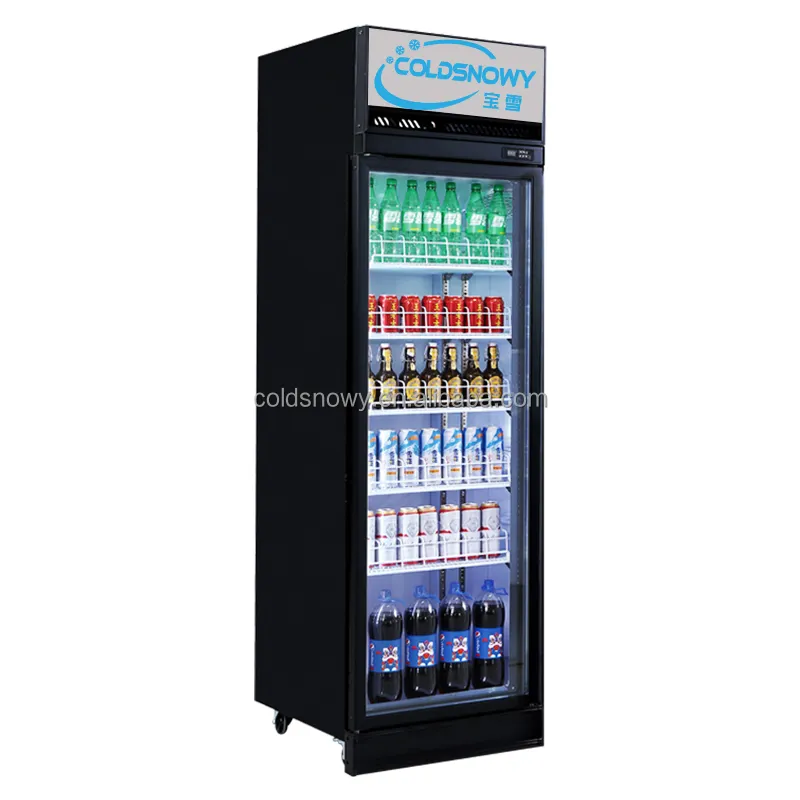 Thương mại siêu thị đồ uống dọc sâu Tủ đông lạnh tủ lạnh sản xuất