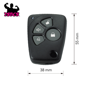 カーアラームY161-XFL用ユニバーサル4ボタンワイヤレスリモコン送信機 - Product Image 2