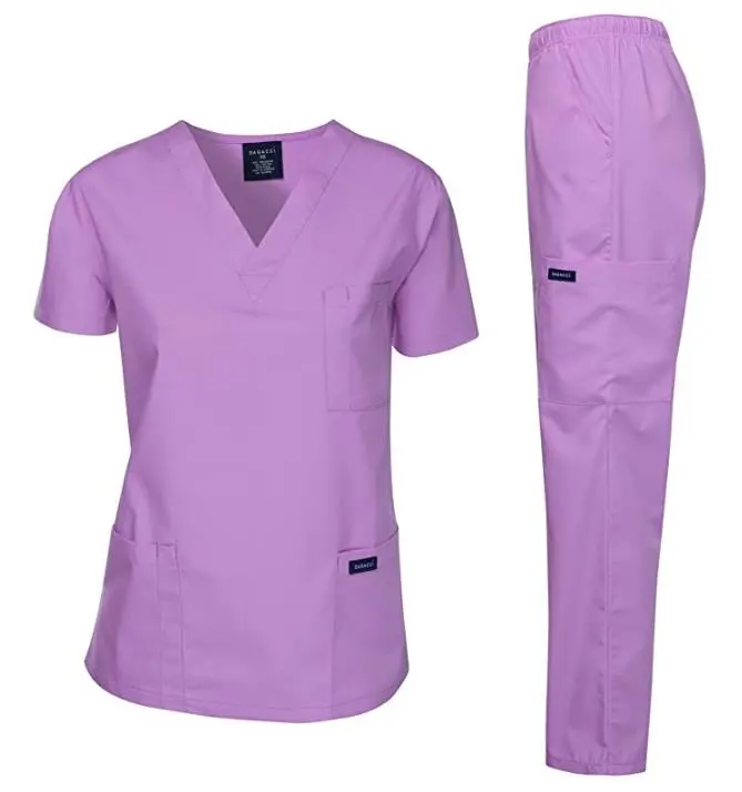 Promoção uniforme de enfermeira personalizada para cirurgia, roupa cirúrgica confortável, uniforme médico para enfermeiros