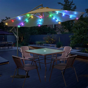 IP67 Umbrella Lights 104 LED-Lichterketten Batterie betriebene 8-Modus-Fernbedienung für Garten-Sonnenschirm-Camping zelt im Freien - Product Image 2