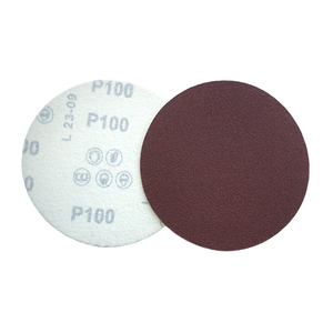 แผ่นขัดกระดาษทรายสีแดงขนาด125มม. แผ่นกระดาษทรายแบบเบ็ดและห่วง - Product Image 6