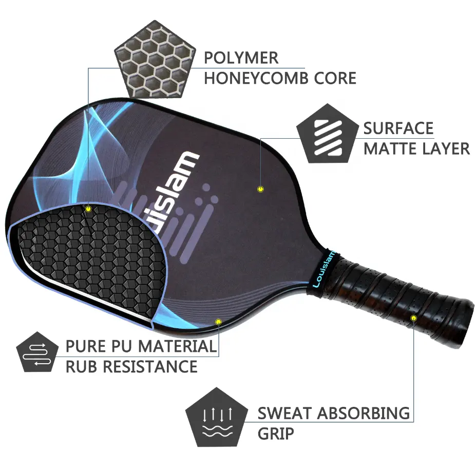 OEM USAPA aprobado Nomex core sobregrip paleta Pickleball raquetas