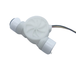 3/8英寸快速连接DC5VHall效应液态水流量传感器开关流量计计数器0.25-10L OEM涡轮流量传感器 - Product Image 2