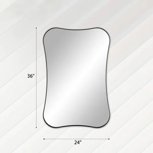 TETE高品质现代设计弧形装饰墙镜厂家批发不规则现代浴镜 - Product Image 2