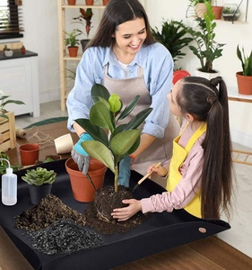 防水厚い屋内庭操作グラウンドマット防汚植栽移植ポットパッド再移植マット変更マット