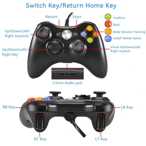New USB Interface Wired Game <strong>Controller</strong> for Pc <strong>Computer</strong> Joystick Suitable for X-box 360 Win-dows Game <strong>Controller</strong> - Product Image 5