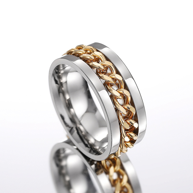 DJ070 steel color + yellow gold