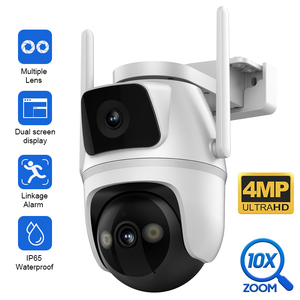 3MP HD Dome güvenlik ekipmanları WIFi gece görüş ESeeCloud App CMOS sensörü ile bağlı çift Lens kamera - Product Image 2