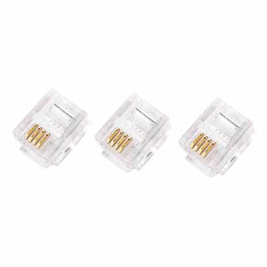 Panel de conexión de red Cat5e 6p4c con conectores registrados de puerto de blindado para conectores Ethernet Rj45 de Internet - Product Image 2