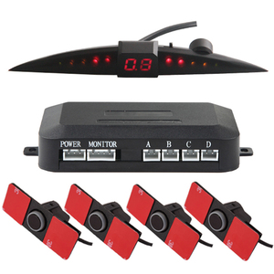 LED <strong>Display</strong> <strong>Parking</strong> <strong>Sensor</strong> Car <strong>Reverse</strong> Backup Radar System LED <strong>Display</strong> with Buzzer Alert <strong>Sensors</strong> for Universal Truck Vehicle - Product Image 1