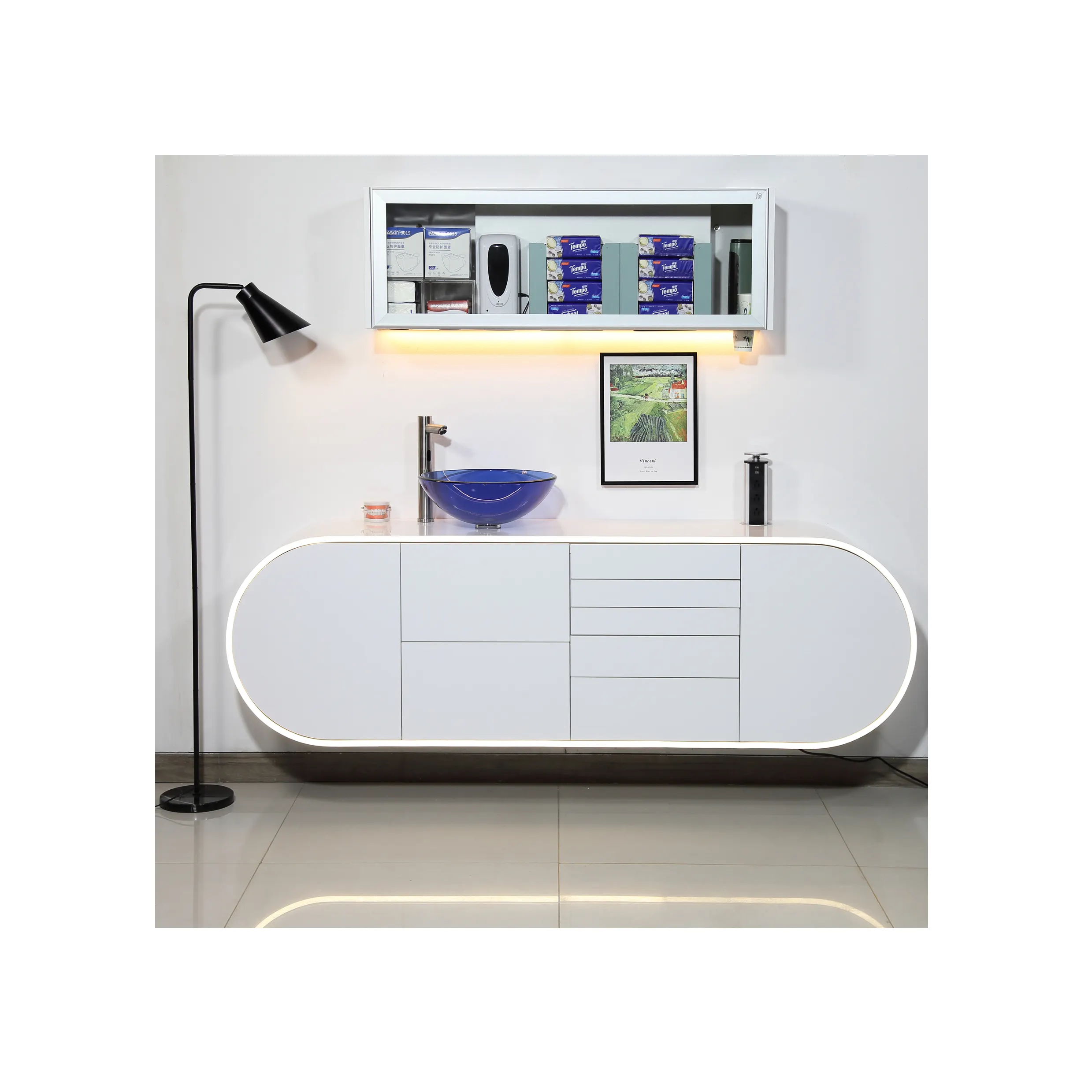 Muebles de laboratorio de diseño libre personalizable muebles de laboratorio dental muebles de oficina dental