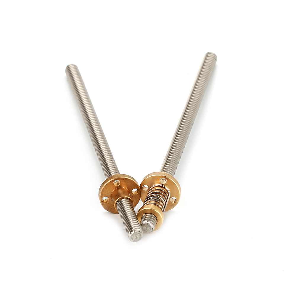 Tr8x8 304 stainless steel lead screw 1000mm length withanti-backlash