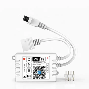 Инфракрасный 24-клавишный маленький белый корпус DC5-28V Wi-Fi контроллер, подключенный локально или дистанционно - Product Image 2
