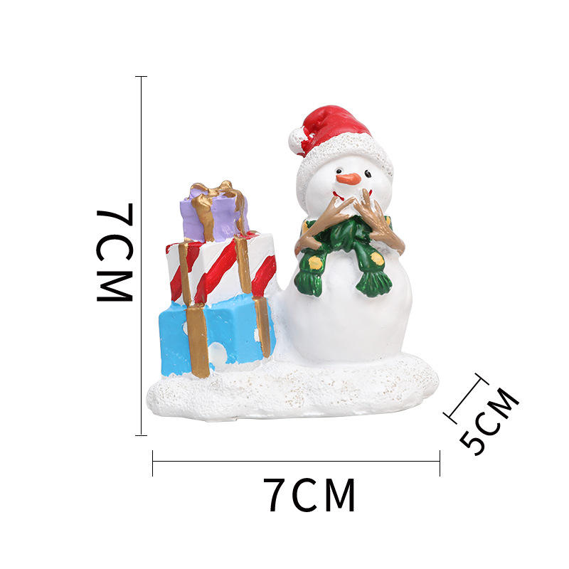 กล่องของขวัญตกแต่งรูปมนุษย์หิมะ