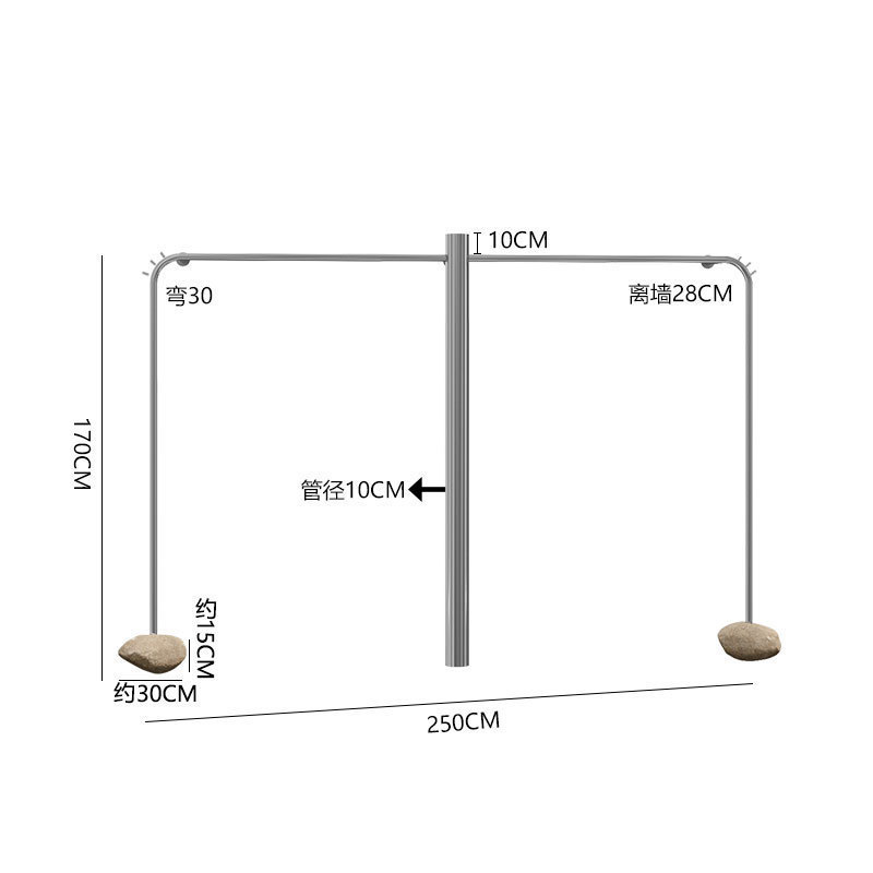 Corner doorstyle stainless steel