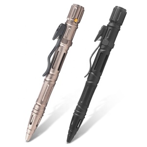 ปากกาป้องกันตัวเองสำหรับผู้หญิง,ปากกาป้องกันหน้าต่างแตกสำหรับรถยนต์ป้องกันหมาป่ามีไฟฉาย - Product Image 1