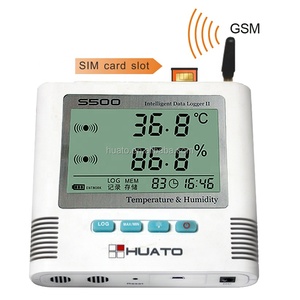 Sensores de temperatura do supermercado Função de alarme Gravador de alarme GSM