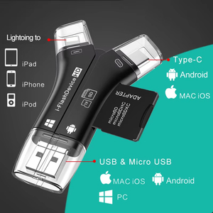 Kostenlose Probe NEEXXT NK908 Dual Use Hoch geschwindigkeit übertragung 4-in-1-Multifunktionskartenleser für Mobiltelefon computer vom Typ C. - Product Image 6