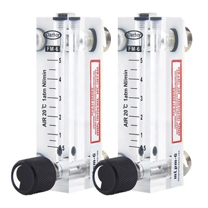 Darhor DFG-6T 10/30/40/100LPM面板安装N2 O2空气气体流量计气体 - Product Image 1