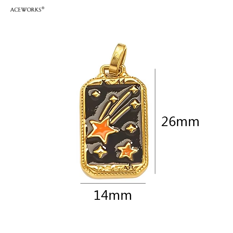 Shooting Star Charm (The Galaxy) Gold