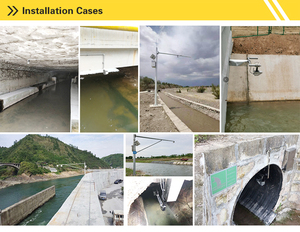 Kanal su hızı ölçer akış ölçüm cihazları açık kanal için temassız sıvı akış sensörü - Product Image 4