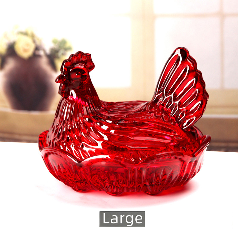 Large rooster-red