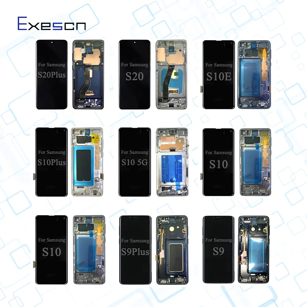 Wholesale Lcd Display For Samsung Galaxy S9 S10 S20 S21 Display Original Lcd Touch Screen For Samsung S8 S9 S10 S20 Plus