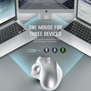 Wholesale Wireless Trackball Ergonomic <strong>Mouse</strong> 5 Buttons Wireless 2.4 GHz <strong>Mice</strong> for Office Drawing Computer Accessories - Product Image 3
