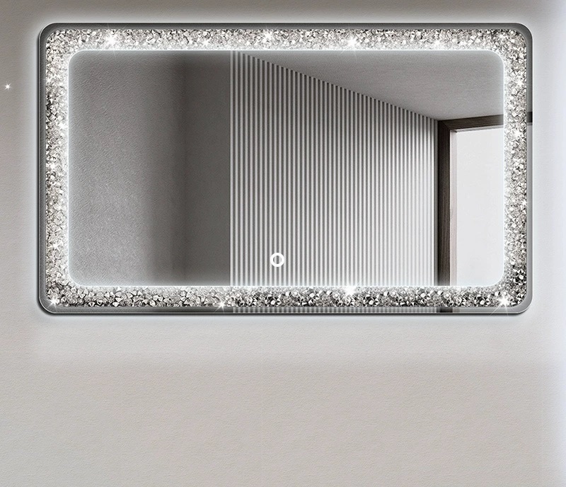 silver diamond + white light