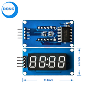 TM1637LEDディスプレイモジュールデジタル4ビットチューブシリアルドライバーボード - Product Image 3