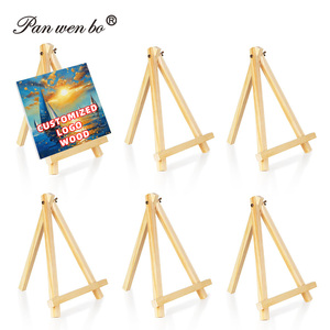 Tùy Chỉnh Gỗ Tripod Bảng Top Giá Vẽ Trẻ Em Sinh Viên Nghệ Thuật Thủ Công Sơn Bàn Giá Vẽ Cho Bức Tranh Hình Ảnh Mini Hiển Thị Tripod - Product Image 1