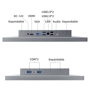 IP65防水工業用パネルPC正面スイッチPCAPタッチモニターシステムWin Android OEM/ODM - Product Image 3