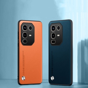 เคสฝาหลังหนังวีแกนแบบนิ่มสำหรับ infinix Note 50 Pro 4G / X6855 6.78 "กรอบครอบเต็มกรอบโทรศัพท์ - Product Image 1
