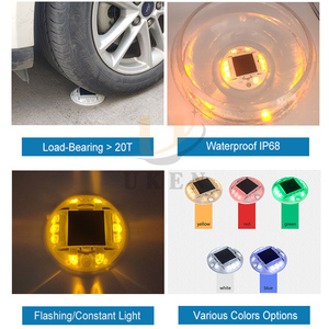 Nhà máy trực tiếp <span class=keywords><strong>LED</strong></span> vỉa hè đánh dấu IP68 nhấp nháy nhấp nháy đường mèo ánh sáng mắt GPS và Bluetooth Đèn hiệu năng lượng mặt trời Powered đường Stud - Product Image 3