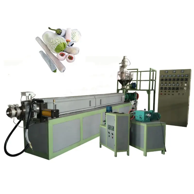 Kommerzielle Epe Foam Fruit Net Making Maschine Mesh Manufac turing Machine für Früchte