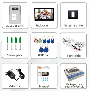 432 Apartments <strong>Building</strong> <strong>Video</strong> <strong>Intercom</strong> Set TUYA Smart 4 Wire <strong>Video</strong> Door Phone Interphone <strong>System</strong> for 4-apartments Security Device - Product Image 6