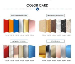 Su misura interno decorativo ACP ACM foglio ignifugo PE rivestito in alluminio pannello composito per il sistema di rivestimento della parete segnaletica - Product Image 3