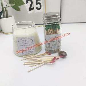 การจับคู่ความปลอดภัยในกล่องจับคู่ขวดแก้วพร้อมปลายสีจับคู่ในอุปกรณ์เสริมเทียน
