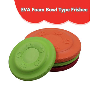 犬用ペットおもちゃEVAバイト耐性フライングディスクフェッチトレーニング - Product Image 2