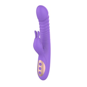 GINYA büyük kadın seks oyuncak güçlü titreşim ve sokmak vibratör isıtma fonksiyonu ile kadınlar için sevimli tavşan vibratörler seks oyuncak - Product Image 3